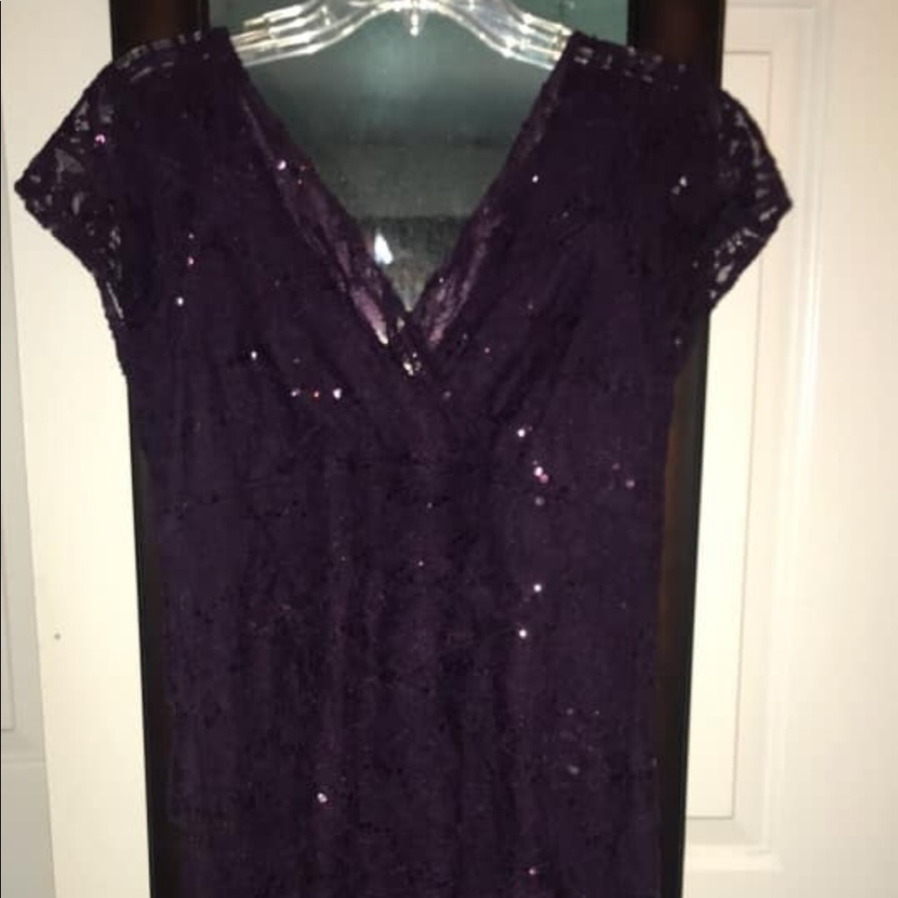 Scarlett Purple layered dress